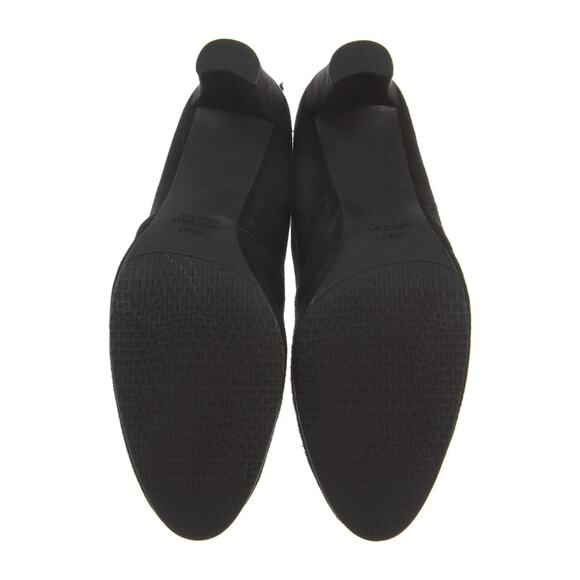 Stuart Weitzman Highland Black Suede Over The Knee Thigh Heels Boots 10 - Picture 6 of 7